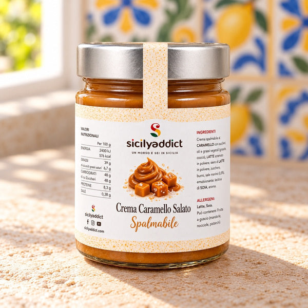 Crema spalmabile al caramello salato - SicilyAddict