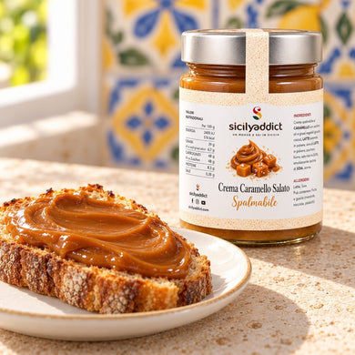 Crema spalmabile al caramello salato - SicilyAddict