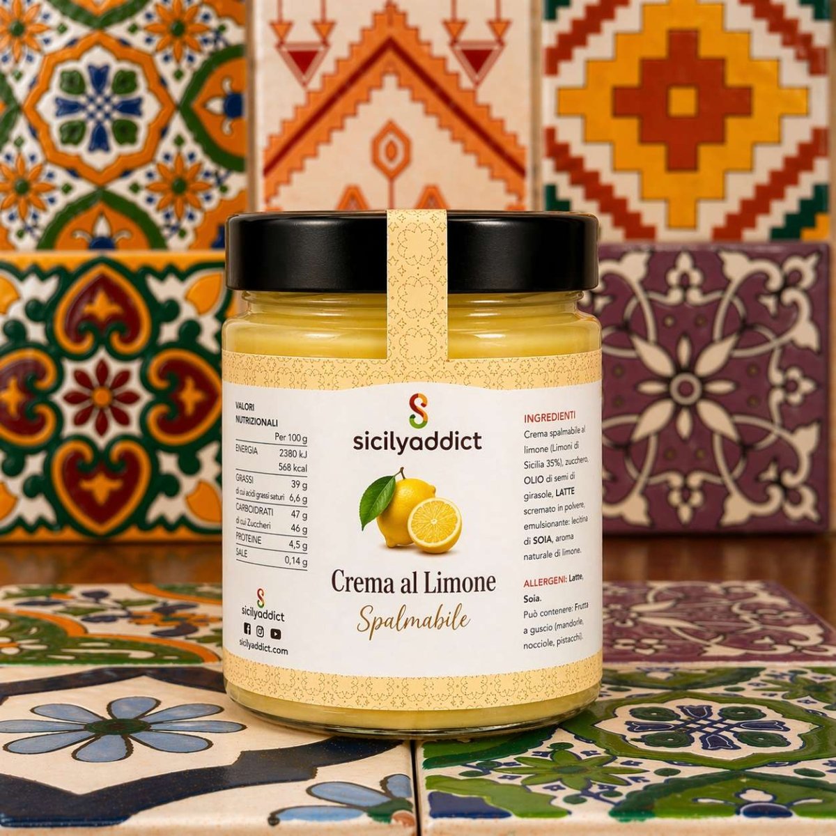 Crema spalmabile al limone - SicilyAddict