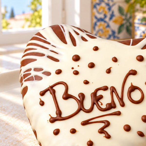 Cuore di cioccolato Ciokobueno 350g + 150g sac a poche - SicilyAddict