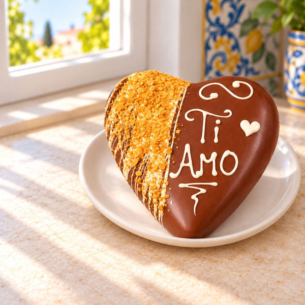 Cuore di cioccolato Ciokocereali 400g + 150 g sac a poche - SicilyAddict