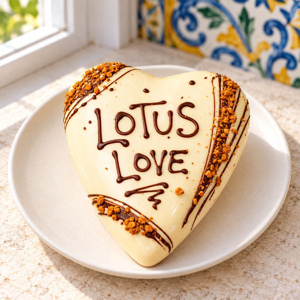Cuore di cioccolato Ciokolotus 350g + 150g sac a poche - SicilyAddict
