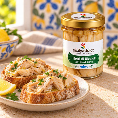 Filetti di Ricciola in olio di oliva siciliano 200g - SicilyAddict