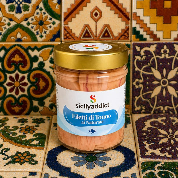 Filetti di Tonno al naturale 200g - SicilyAddict
