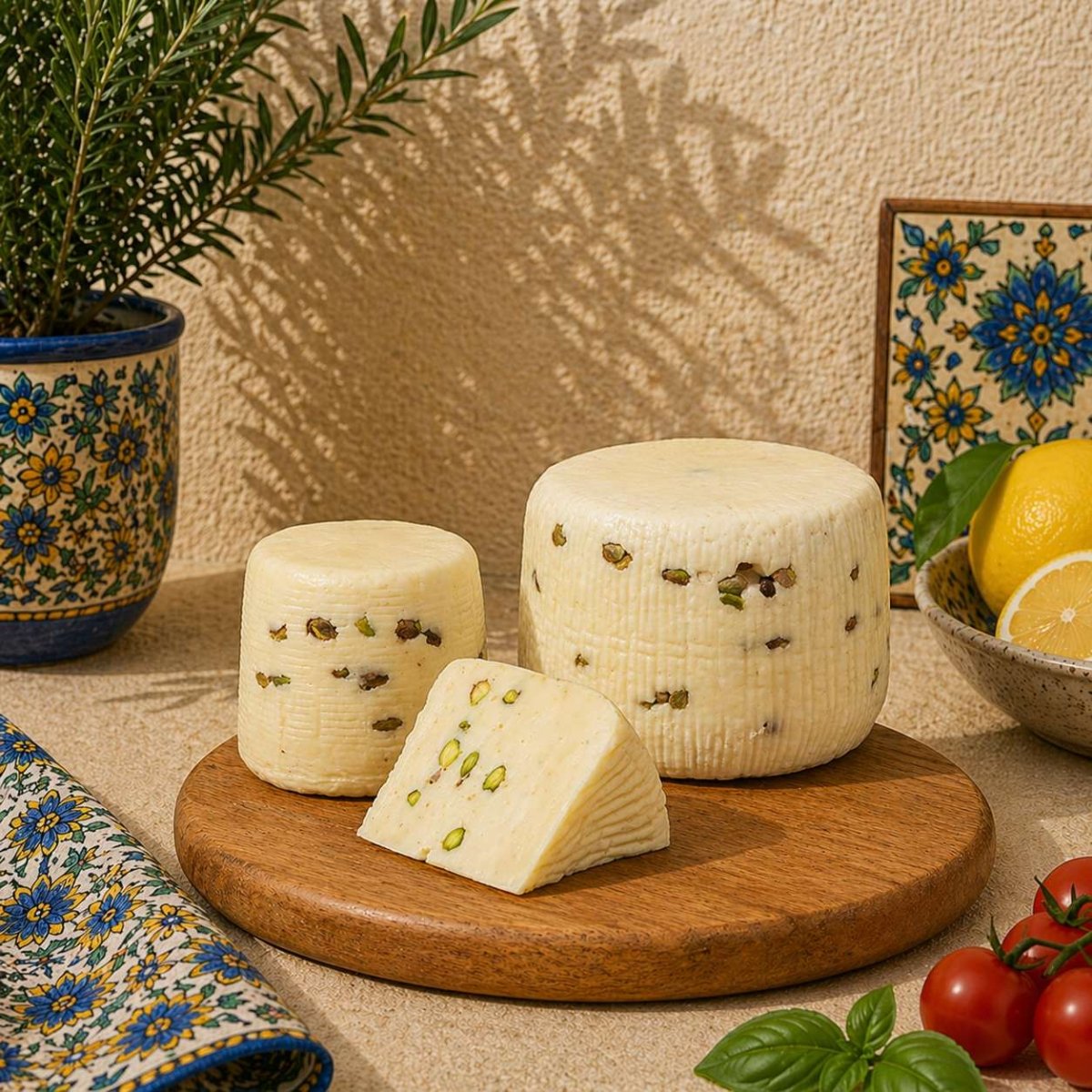Formaggio Canestrato con Pistacchio - SicilyAddict