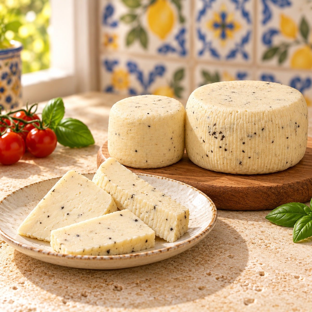 Formaggio Canestrato con Tartufo - SicilyAddict