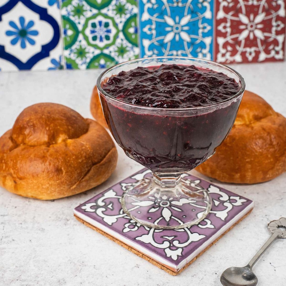 Kit 5 granite Frutti di bosco con brioche co' tuppo - SicilyAddict