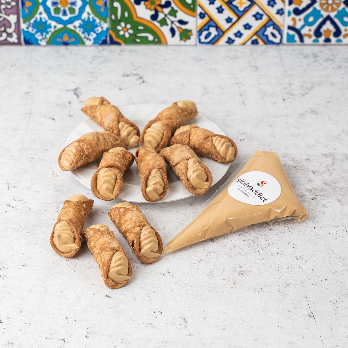 Kit cannolicchi siciliani con crema a lunga conservazione - SicilyAddict