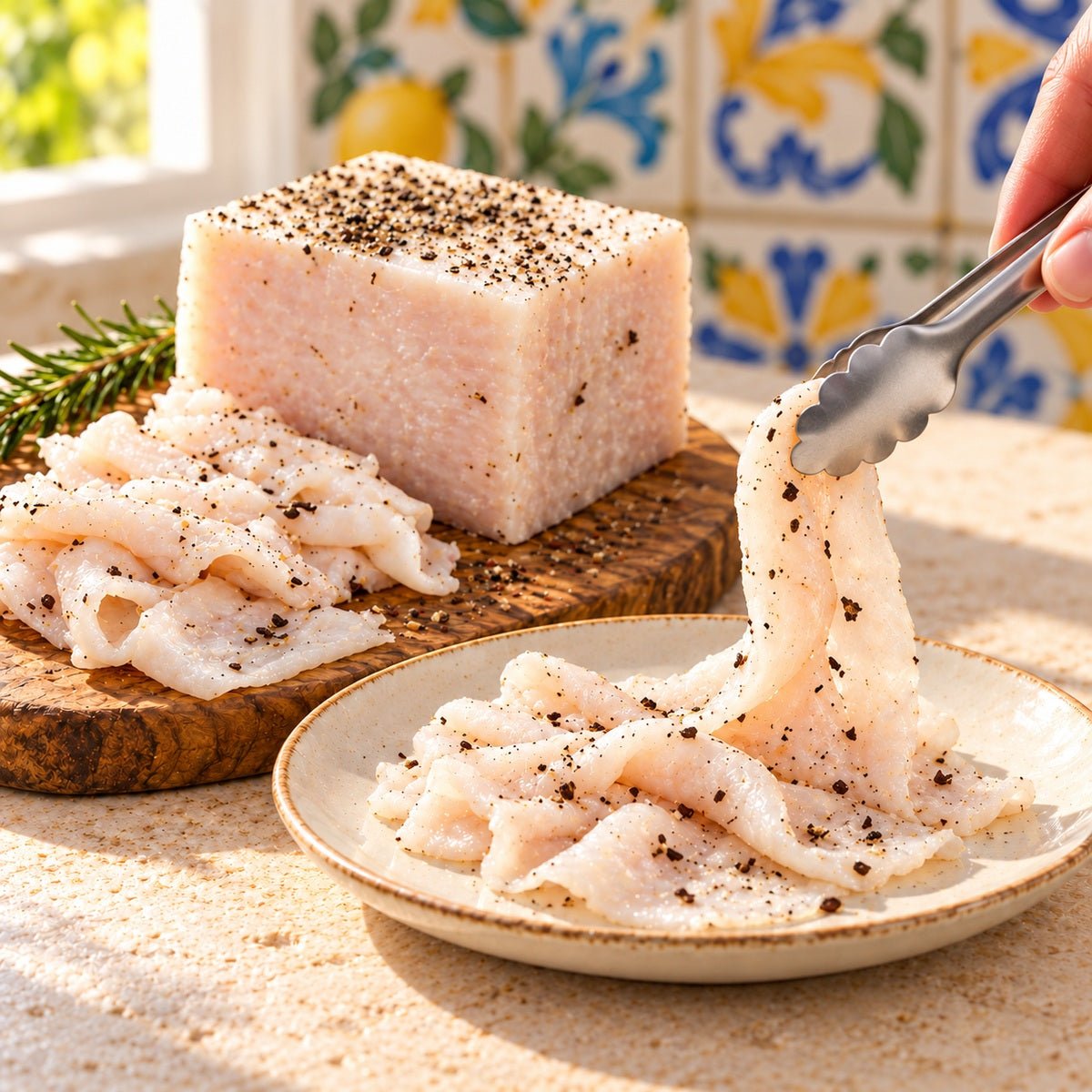 Lardo di suino nero dei Nebrodi con PEPE NERO - SicilyAddict