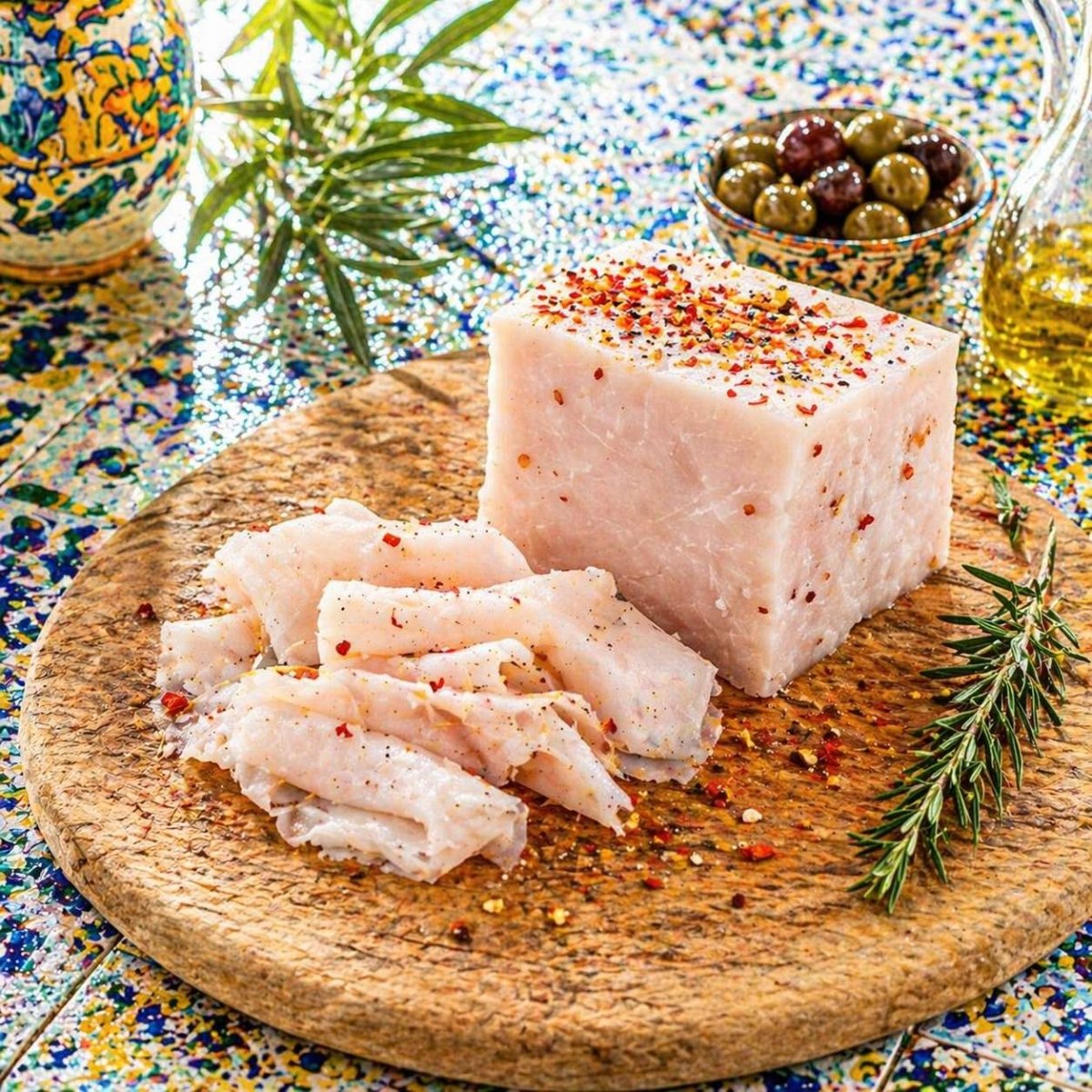 Lardo di suino nero dei Nebrodi con PEPERONCINO - SicilyAddict