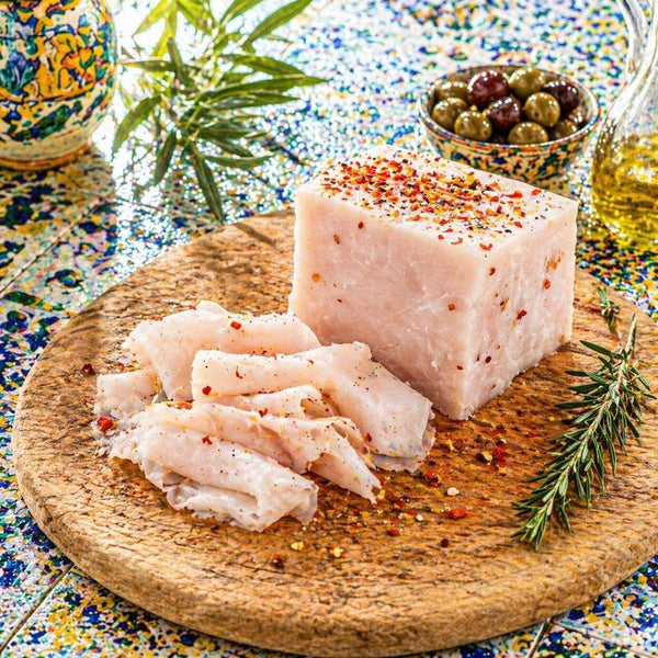 Lardo di suino nero dei Nebrodi con PEPERONCINO - SicilyAddict