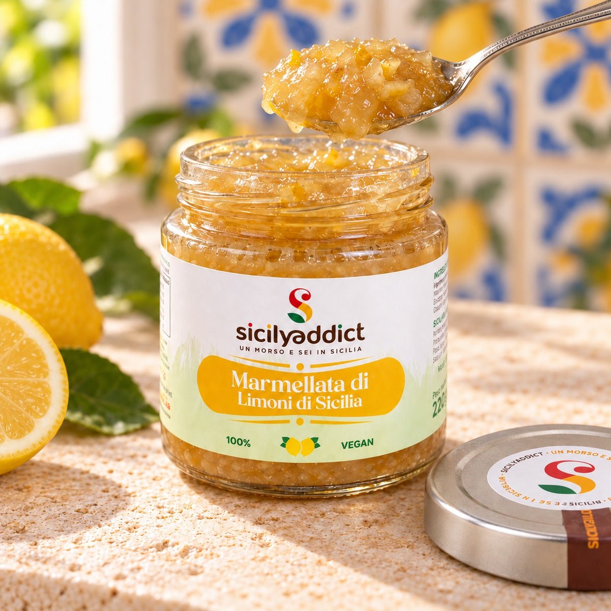 Marmellata di limoni di Sicilia 220g - SicilyAddict