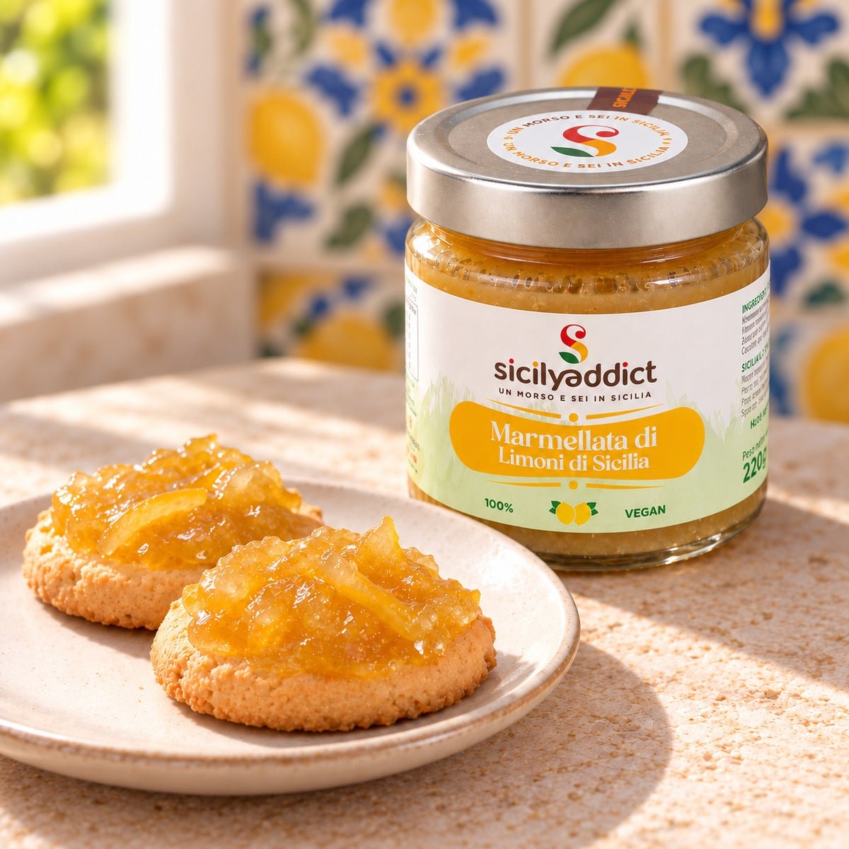 Marmellata di limoni di Sicilia 220g - SicilyAddict
