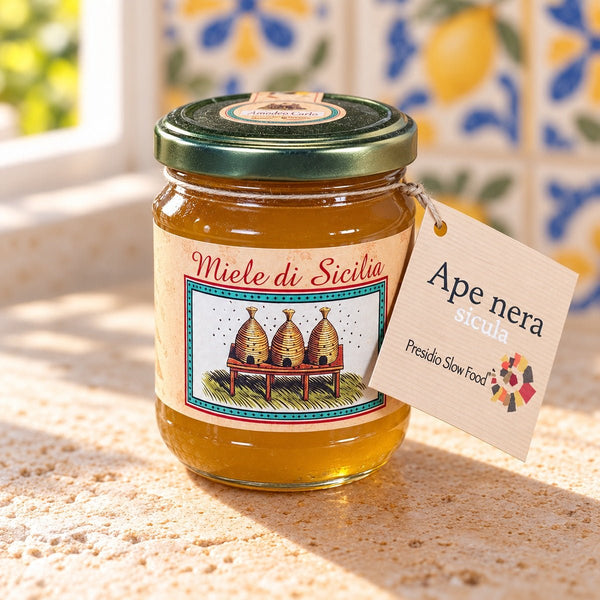 Miele di Arancio presidio Slow Food Ape Nera Sicula 250g - SicilyAddict