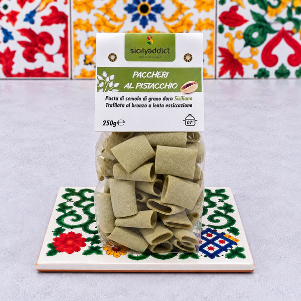 Paccheri al pistacchio 250g - SicilyAddict