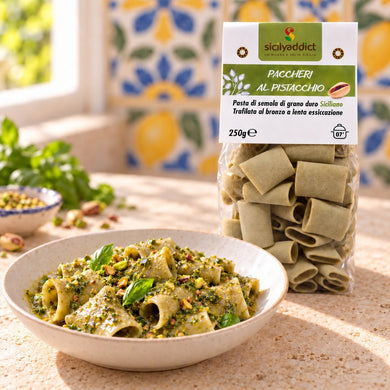 Paccheri al pistacchio 250g - SicilyAddict
