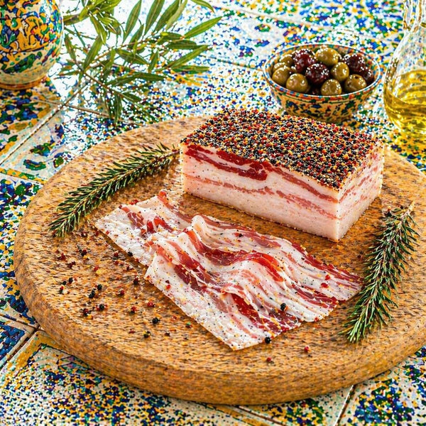 Pancetta tesa di suino nero dei Nebrodi - SicilyAddict
