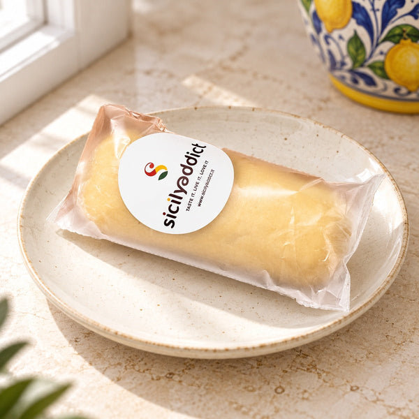 Panetto di pasta pura di mandorla siciliana 250g - SicilyAddict