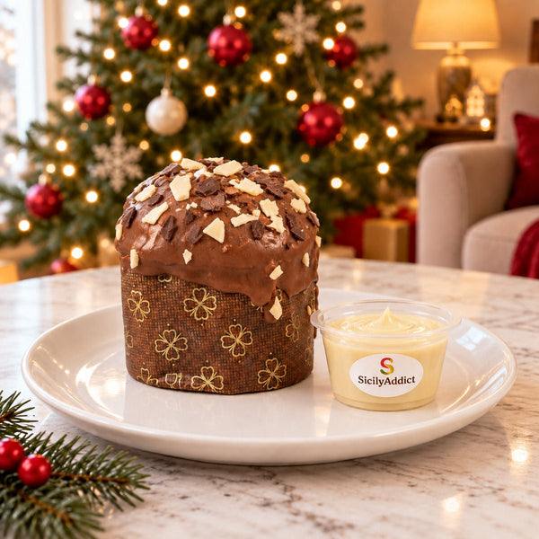 Panettoncino artigianale ai Tre Cioccolati - SicilyAddict