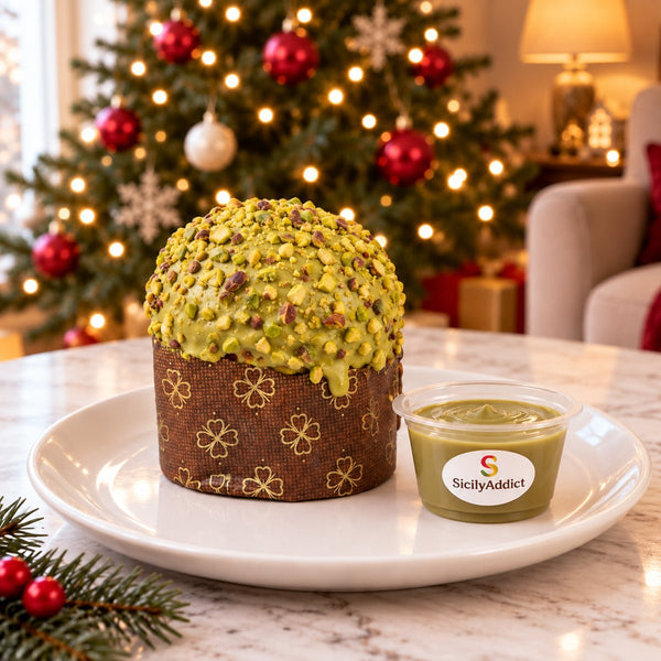 Panettoncino artigianale al pistacchio - SicilyAddict