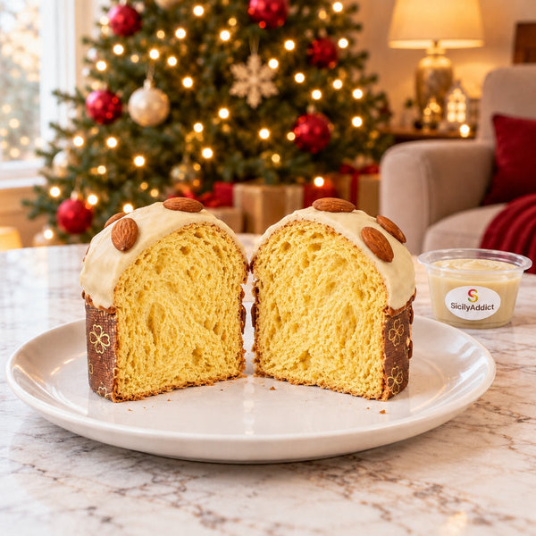 Panettoncino artigianale alla mandorla - SicilyAddict