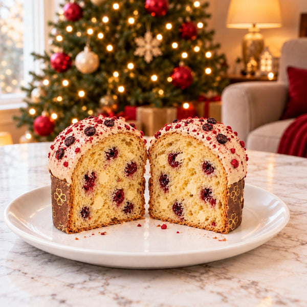 Panettoncino artigianale Frutti di Bosco e Cioccolato Bianco - SicilyAddict