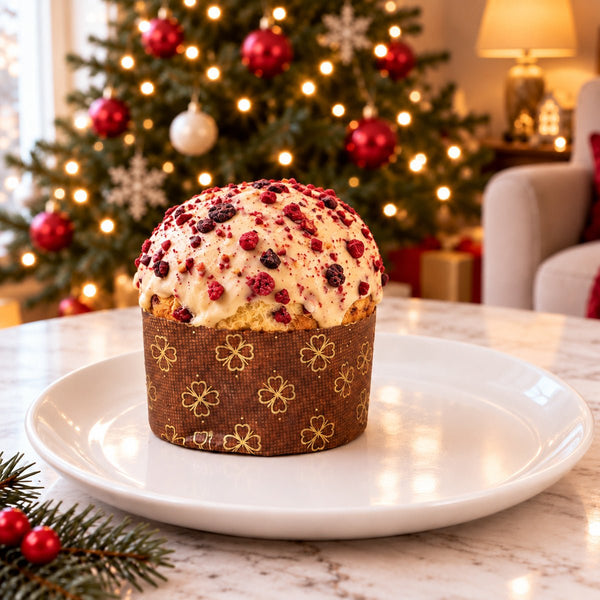 Panettoncino artigianale Frutti di Bosco e Cioccolato Bianco - SicilyAddict