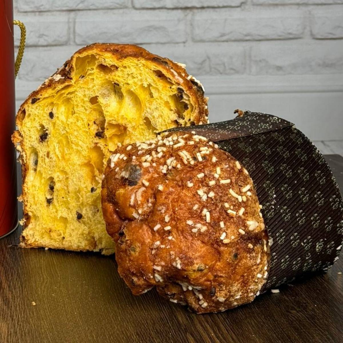 Panettone albicocche e cioccolato Linea Librizzi Deluxe 1kg - SicilyAddict