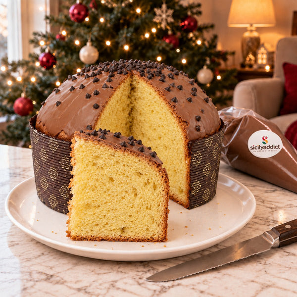 Panettone artigianale al Cioccolato - SicilyAddict