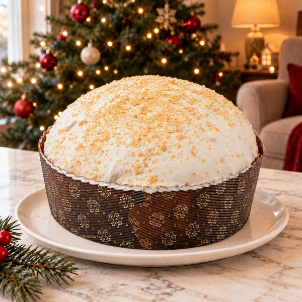 Panettone artigianale al cioccolato bianco e cereali ciokocereali - SicilyAddict