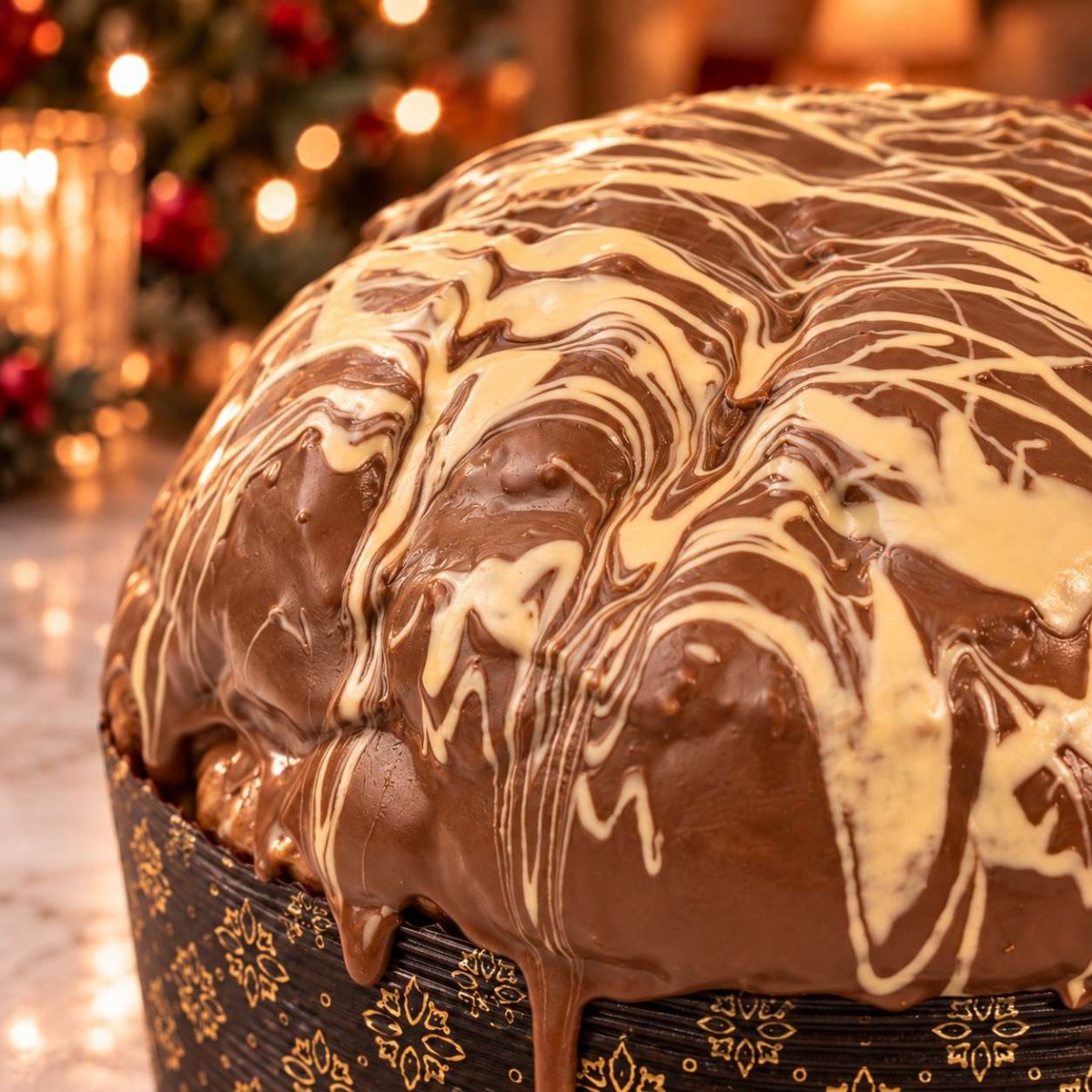 Panettone artigianale al cioccolato e caramello salato Ciokocaramel - SicilyAddict
