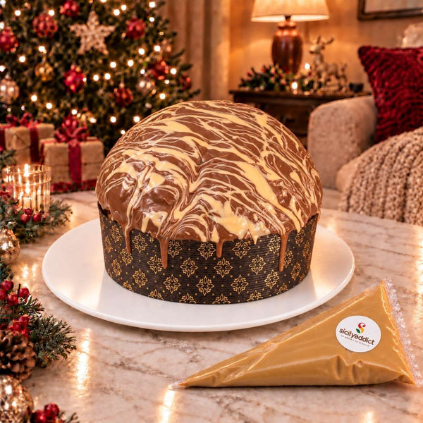 Panettone artigianale al cioccolato e caramello salato Ciokocaramel - SicilyAddict