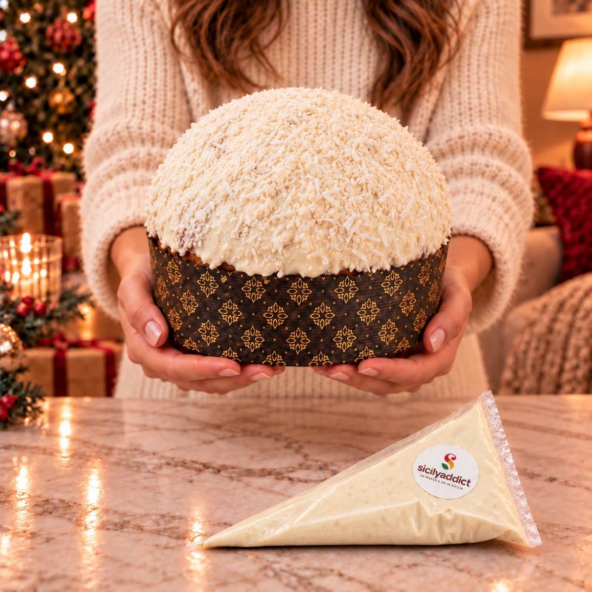 Panettone artigianale al cioccolato e Cocco Ciokococco - SicilyAddict