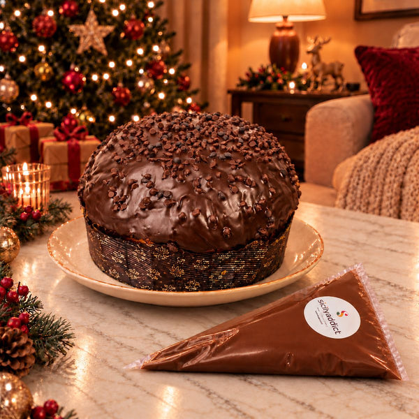 Panettone artigianale al Cioccolato Fondente - SicilyAddict