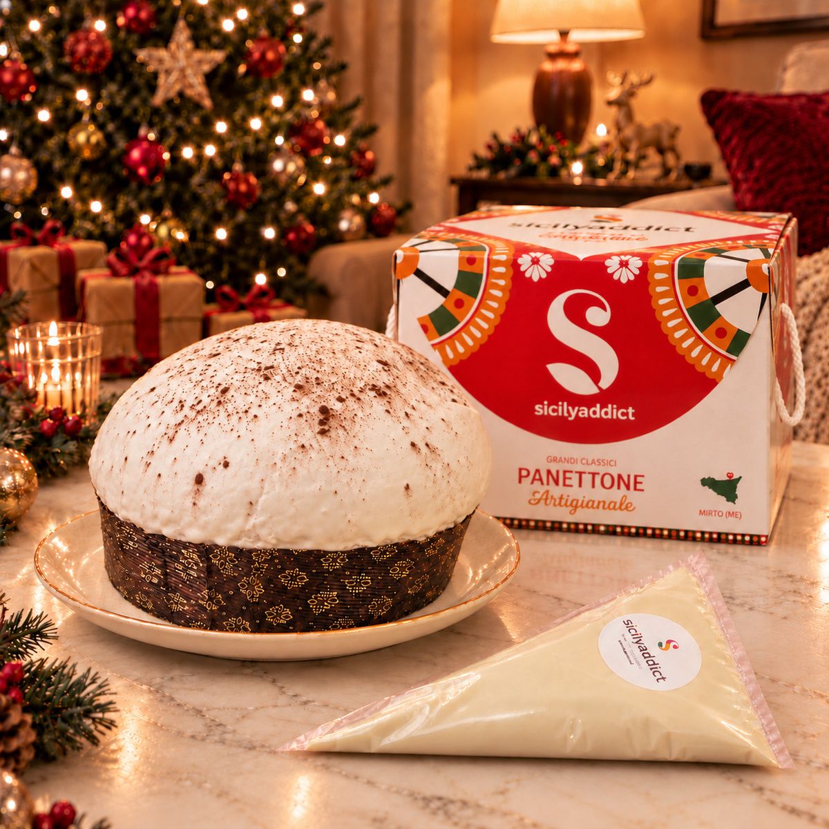 Panettone artigianale al Tiramisu' - SicilyAddict