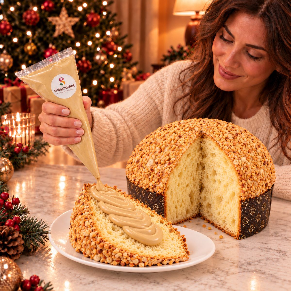 Panettone artigianale alla Nocciola - SicilyAddict
