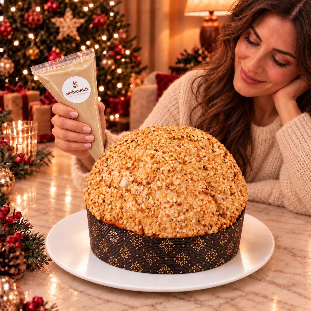 Panettone artigianale alla Nocciola - SicilyAddict
