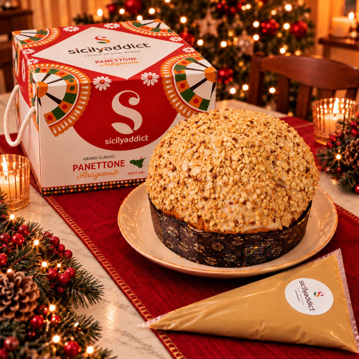 Panettone artigianale alla Nocciola - SicilyAddict