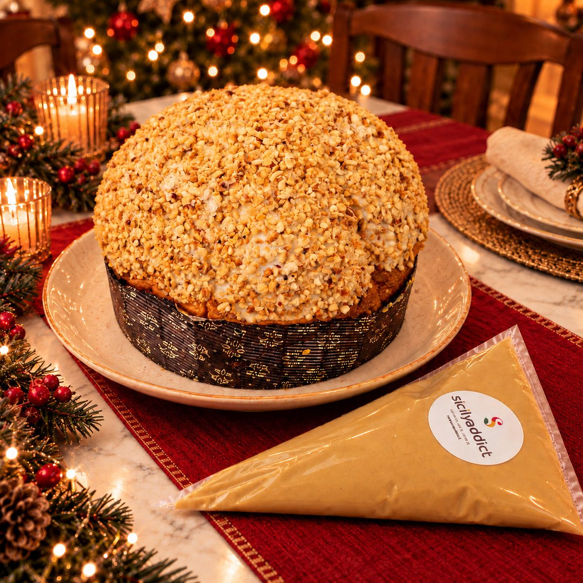 Panettone artigianale alla Nocciola - SicilyAddict