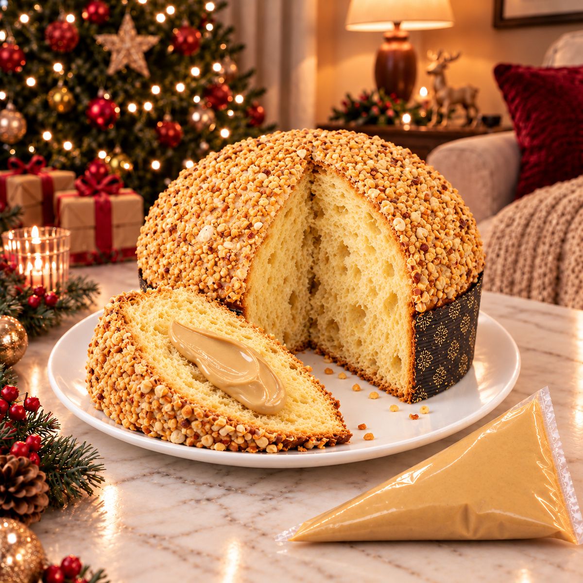 Panettone artigianale alla Nocciola - SicilyAddict