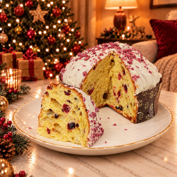 Panettone artigianale Frutti di Bosco e Cioccolato Bianco - SicilyAddict