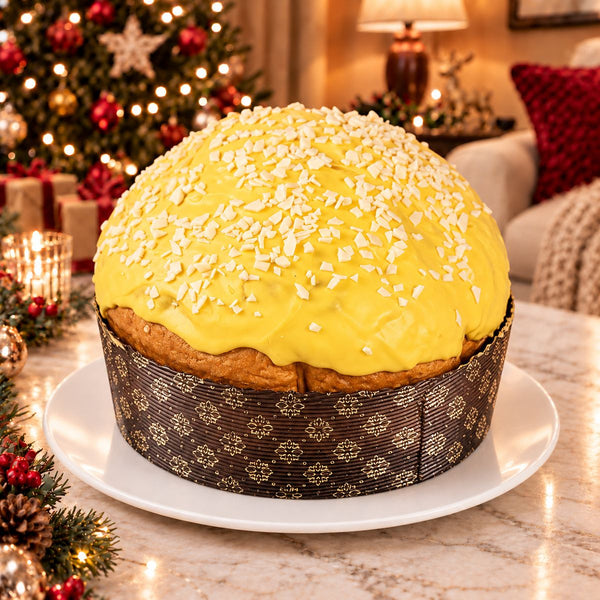 Panettone artigianale Limone e Cioccolato Bianco - SicilyAddict