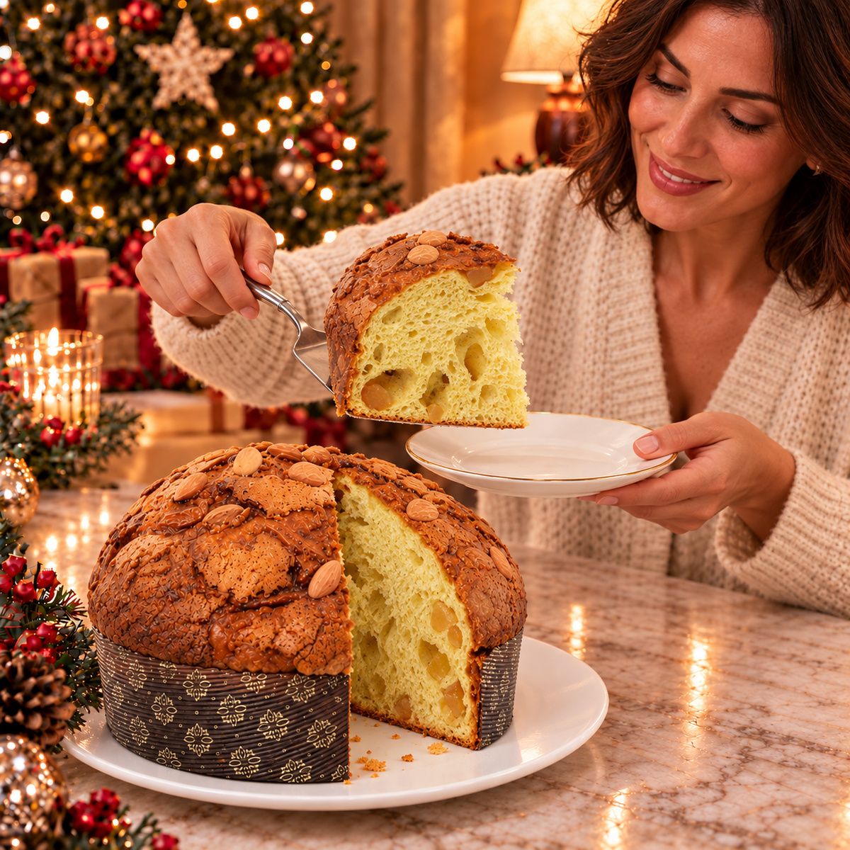 Panettone artigianale Mele e Cannella - SicilyAddict