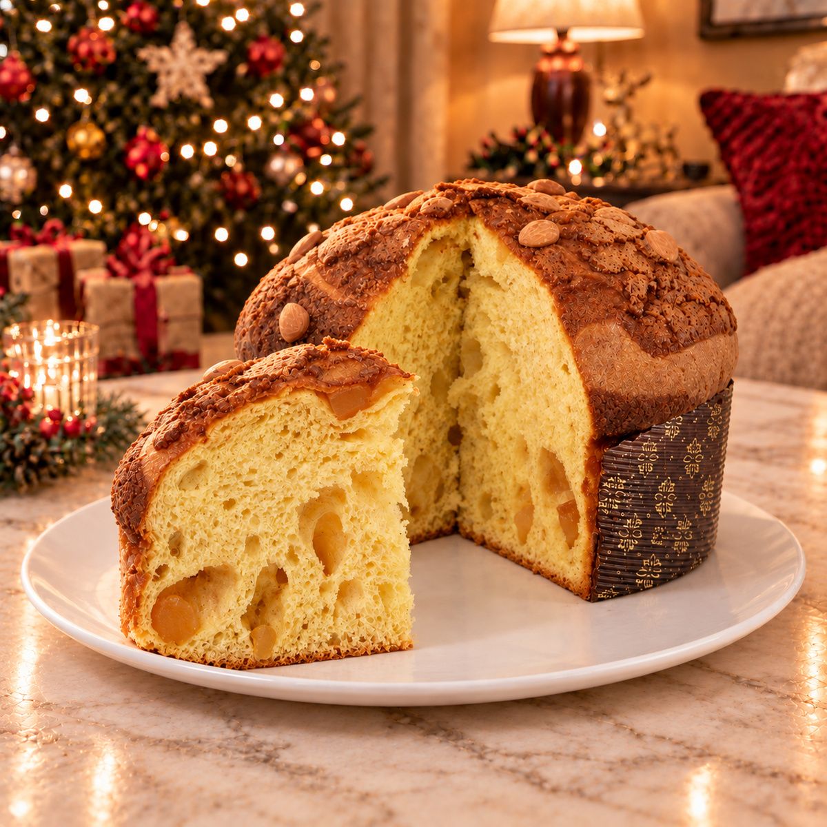 Panettone artigianale Mele e Cannella - SicilyAddict