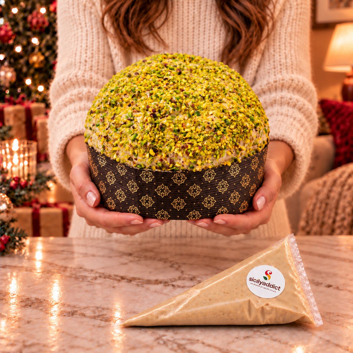 Panettone artigianale Tre Meraviglie - SicilyAddict