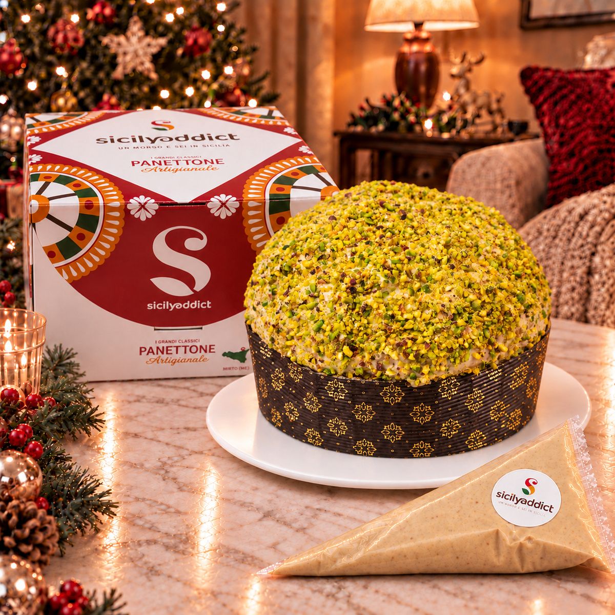 Panettone artigianale Tre Meraviglie - SicilyAddict