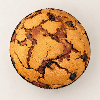 Panettone pistacchio e lamponi Librizzi Deluxe di SicilyAddict, visto dall’alto