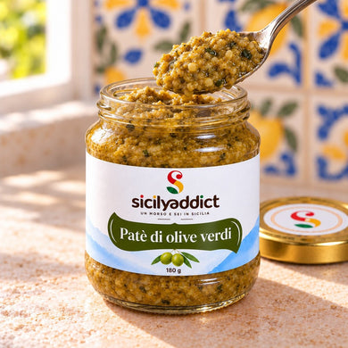 Patè di olive verdi 180 g - SicilyAddict