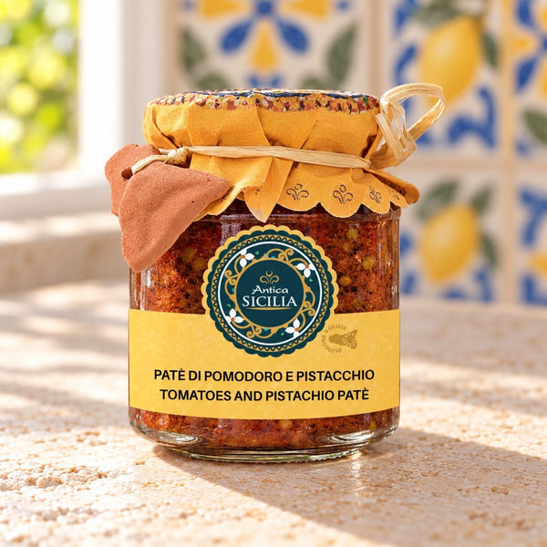 Patè di pomodori e pistacchi 180 g - SicilyAddict