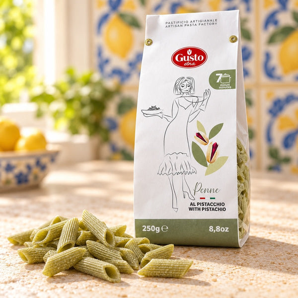 Penne al pistacchio 250 g - SicilyAddict